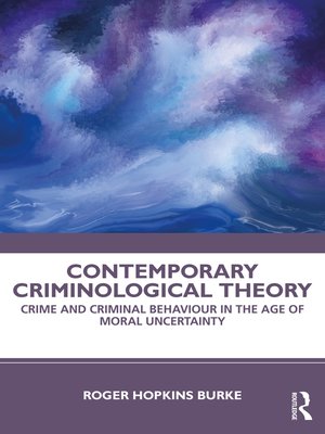 cover image of Contemporary Criminological Theory